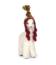 Felted Cria  5.5" with Chullo Hat