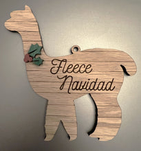 Fleece Navidad Wooden Ornament