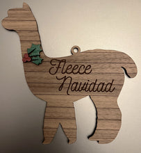 Fleece Navidad Wooden Ornament