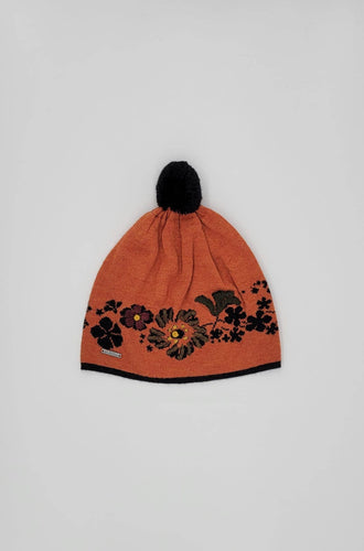 Julia Alpaca Hat | Hand-Embroidered: Clay