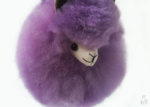 Alpaca Furry Face Keychain